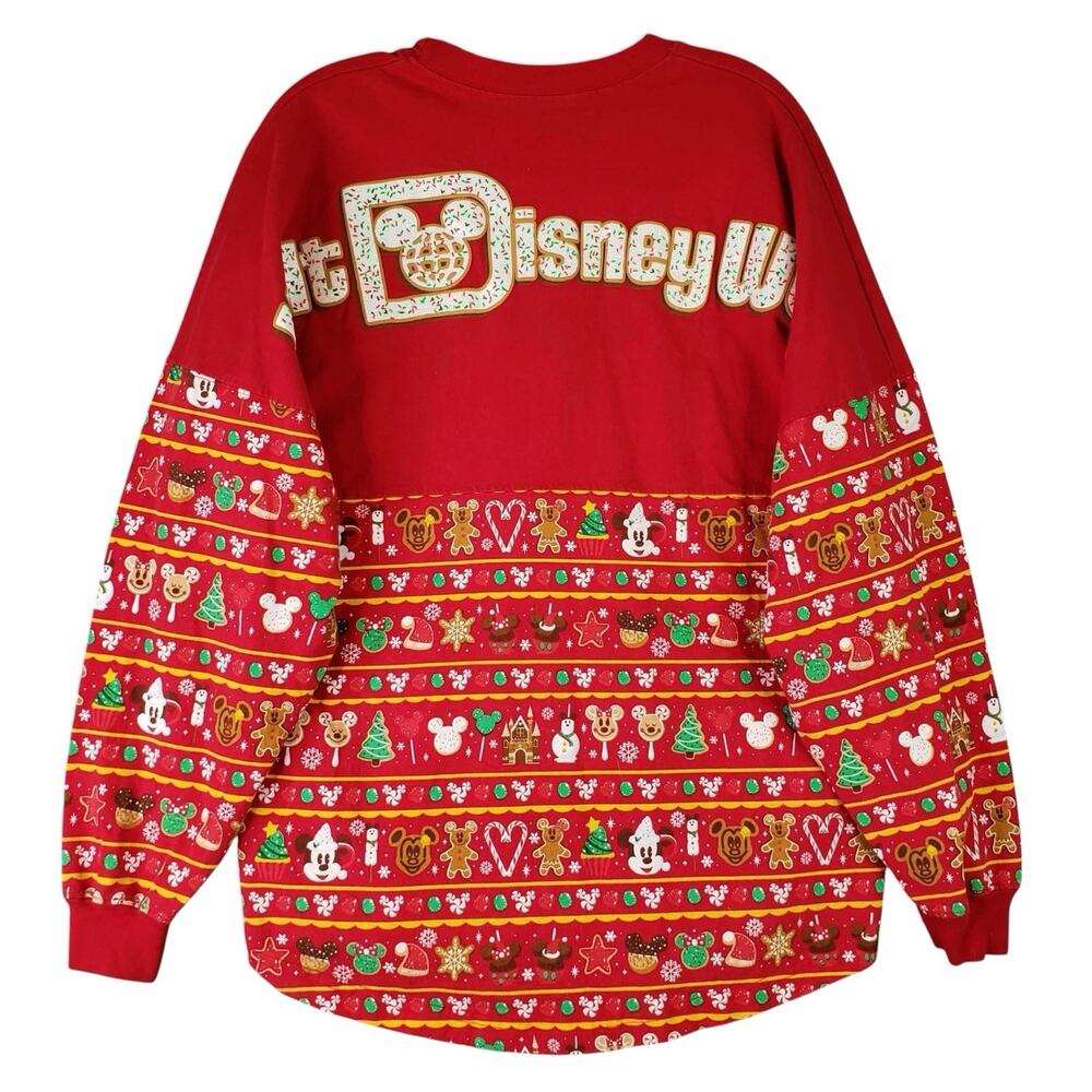 Disney Parks Walt Disney World Red Holiday Snacks Spirit Jersey Size Small